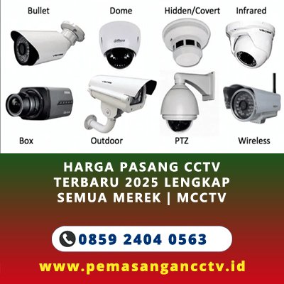 Harga Pasang CCTV Terbaru 2025 Lengkap Semua Merek | MCCTV