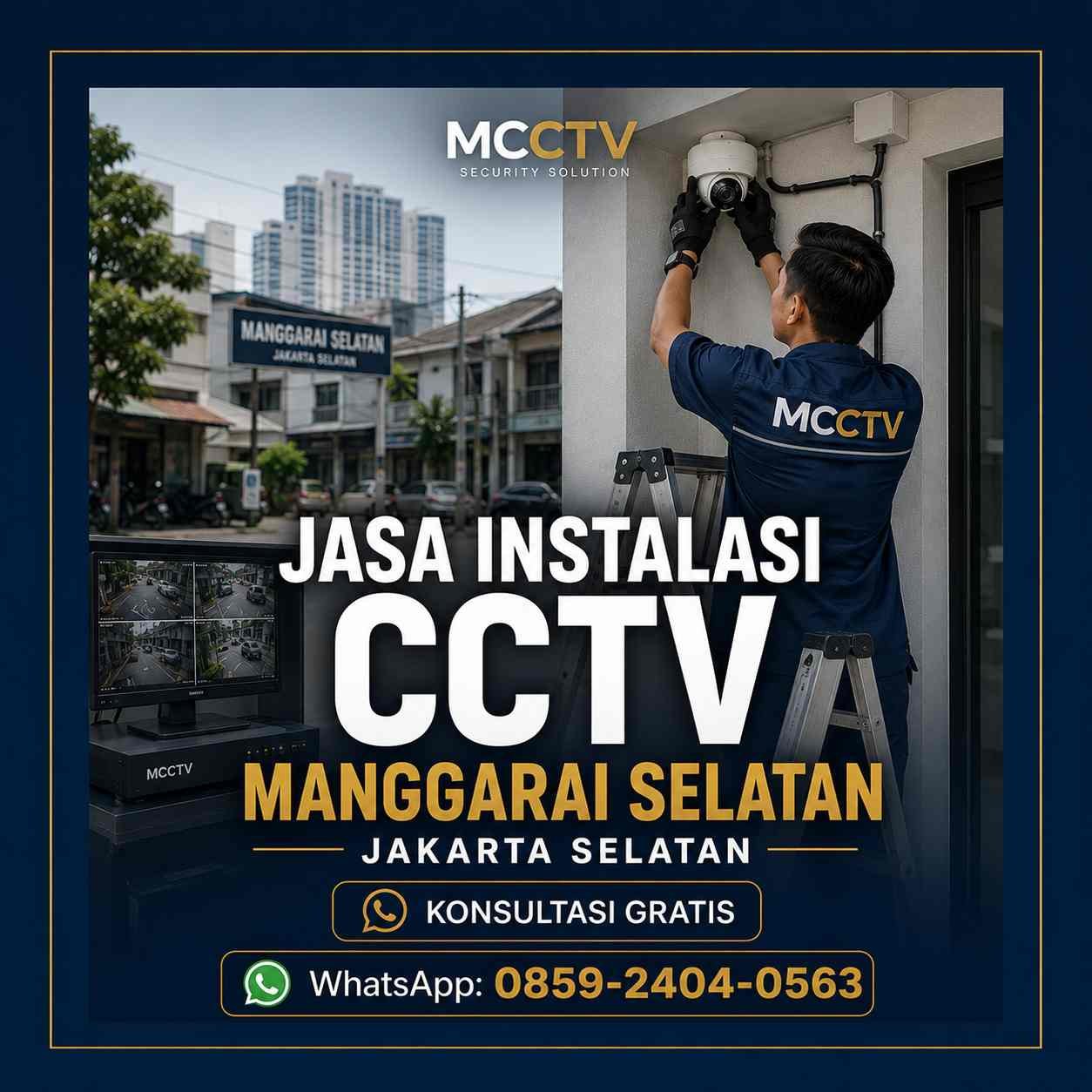 Jasa instalasi CCTV Manggarai Selatan Jakarta Selatan oleh MCCTV