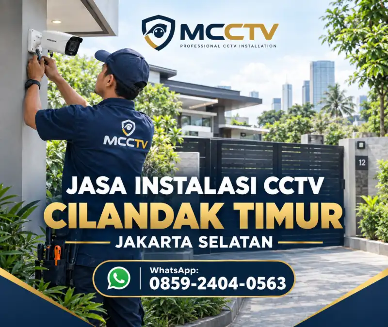 Jasa instalasi CCTV Cilandak Timur Jakarta Selatan MCCTV untuk rumah kantor toko dan usaha
