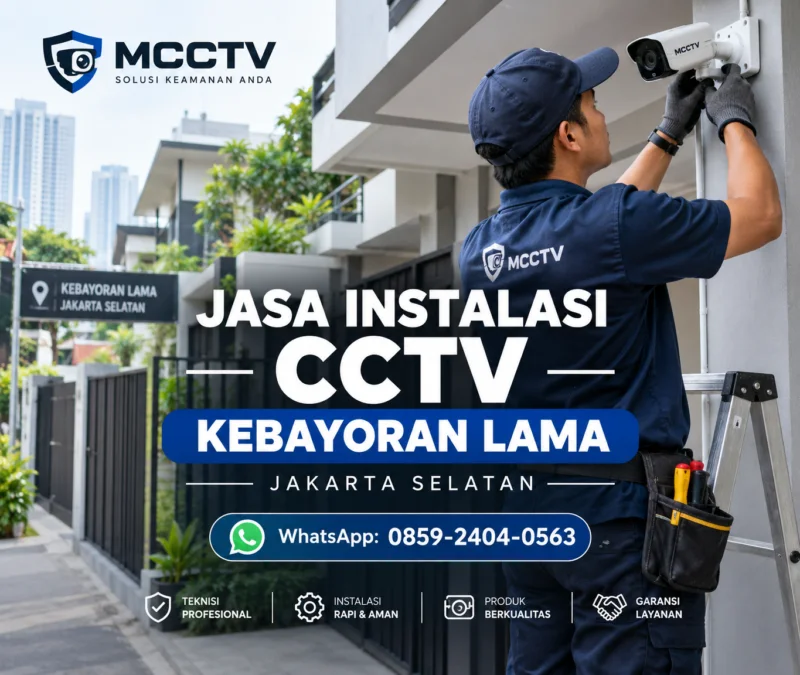 Jasa instalasi CCTV Kebayoran Lama Jakarta Selatan MCCTV untuk rumah toko ruko dan kantor