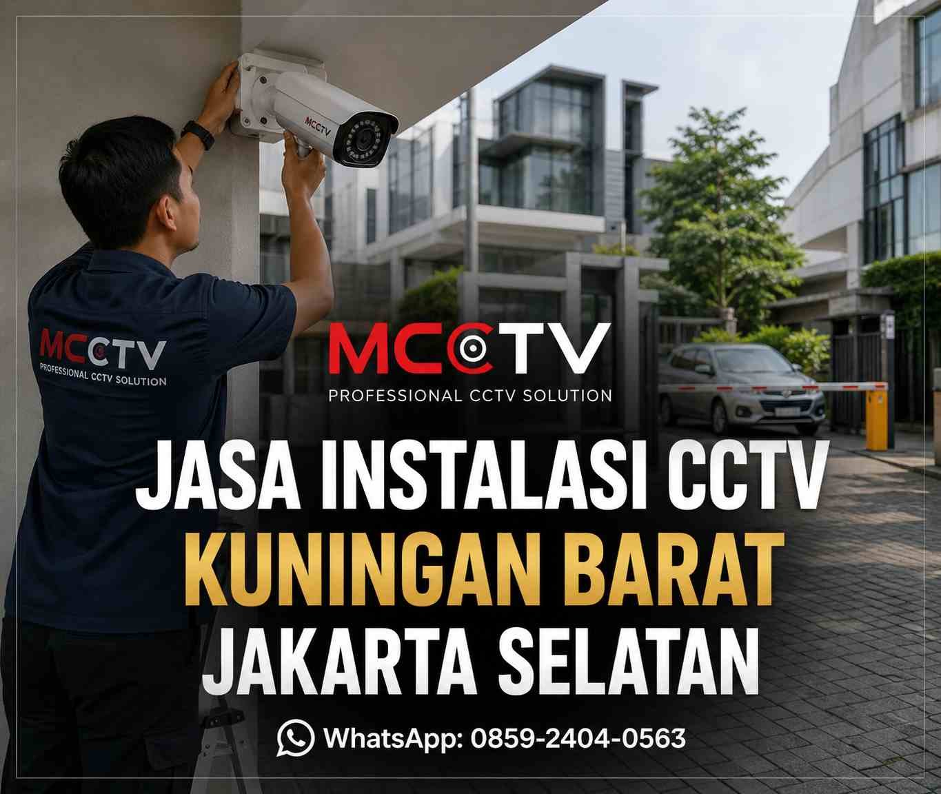 Jasa instalasi CCTV Kuningan Barat Jakarta Selatan oleh MCCTV untuk rumah, ruko, toko dan kantor