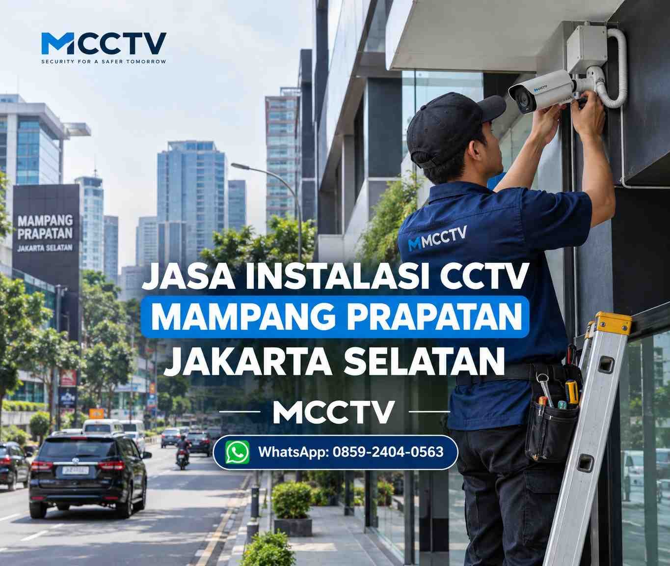 Jasa instalasi CCTV Mampang Prapatan Jakarta Selatan oleh MCCTV untuk rumah ruko kantor dan usaha
