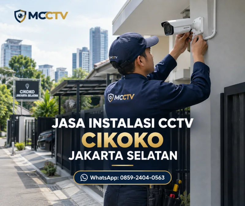Jasa instalasi CCTV Cikoko Jakarta Selatan oleh MCCTV
